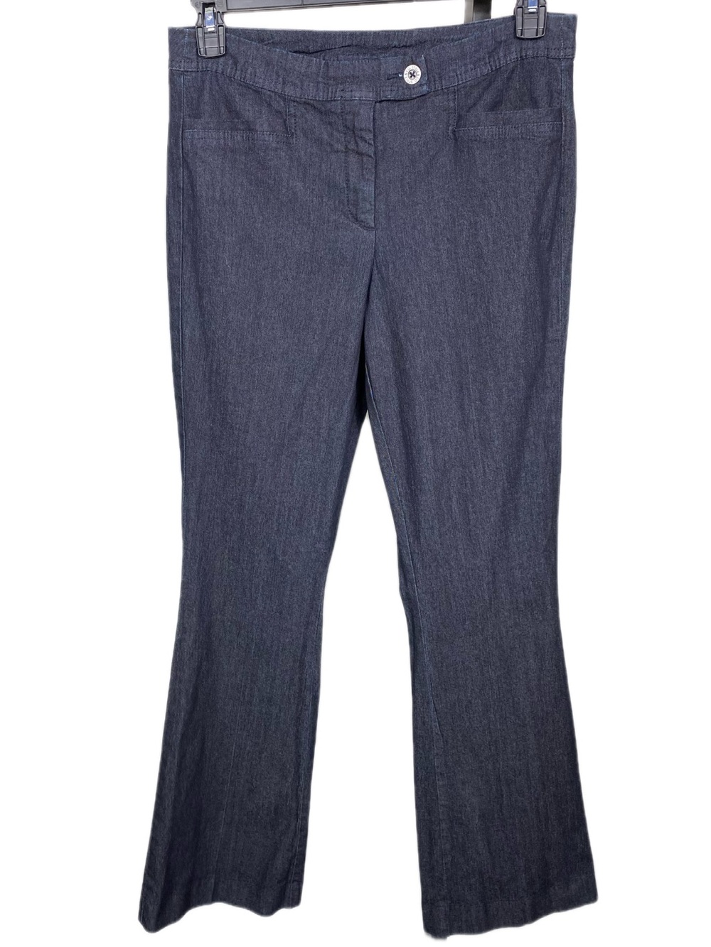 Style & Co. Dark Indigo Dark Wash Denim Bootcut Pants Denim Trousers Flare Leg